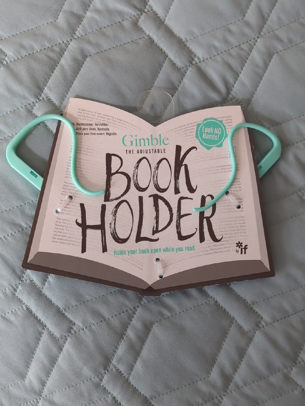 Gimble Adjustable Book Holder in Mint